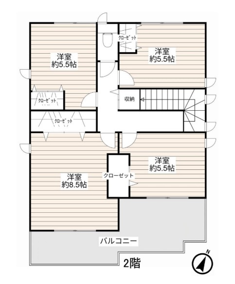 豊中市緑丘4丁目の間取り