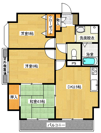 ウィステリア紀伊田辺の間取り