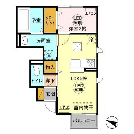 プランドールの間取り