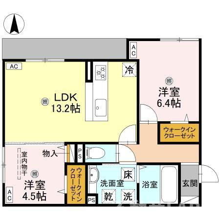 パサログランデ背戸口の間取り