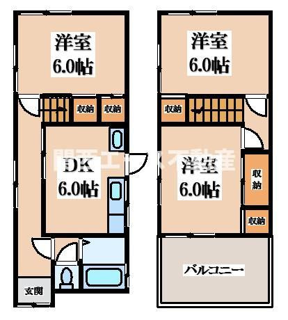 【間取り】 | 立花町貸家