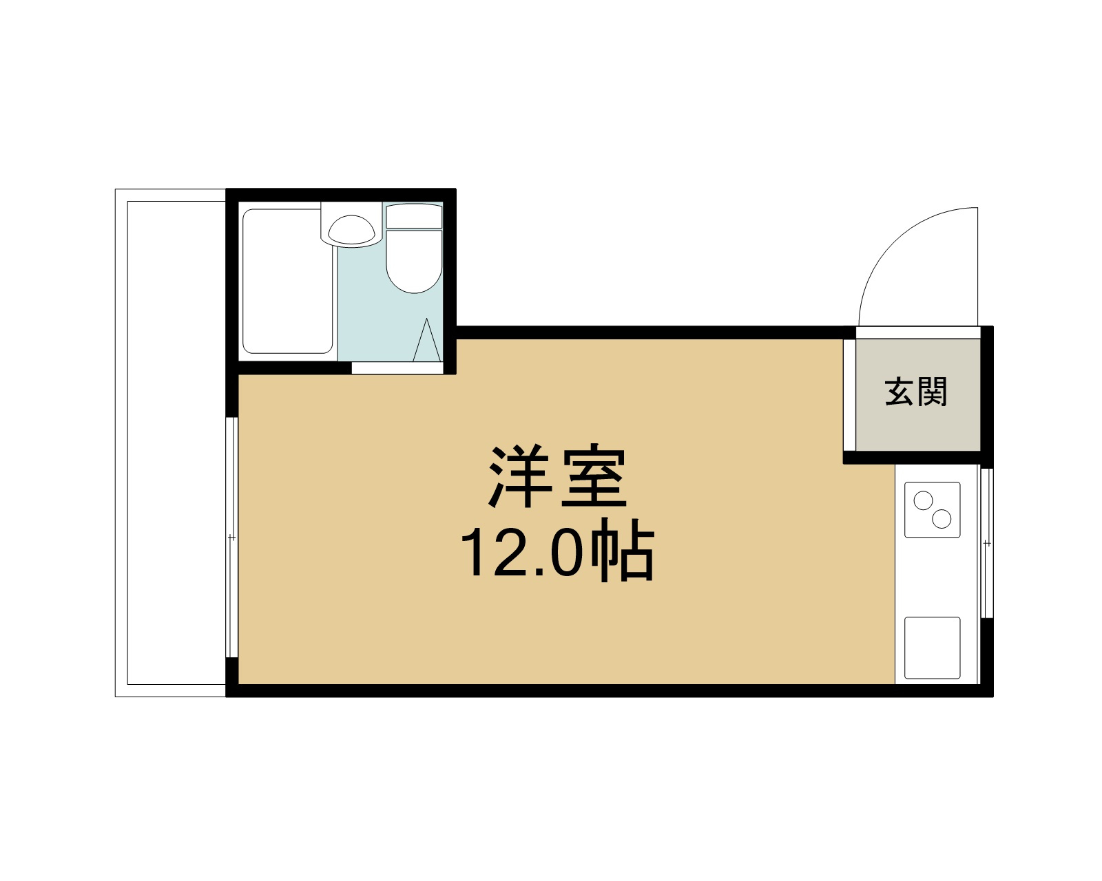 カーム松並の間取り