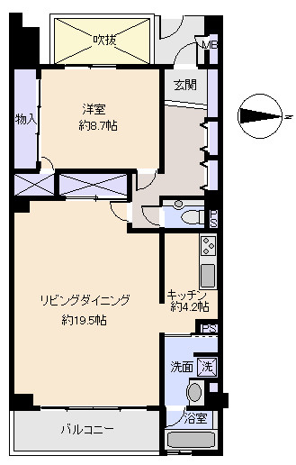 ベルクレール熱海の間取り