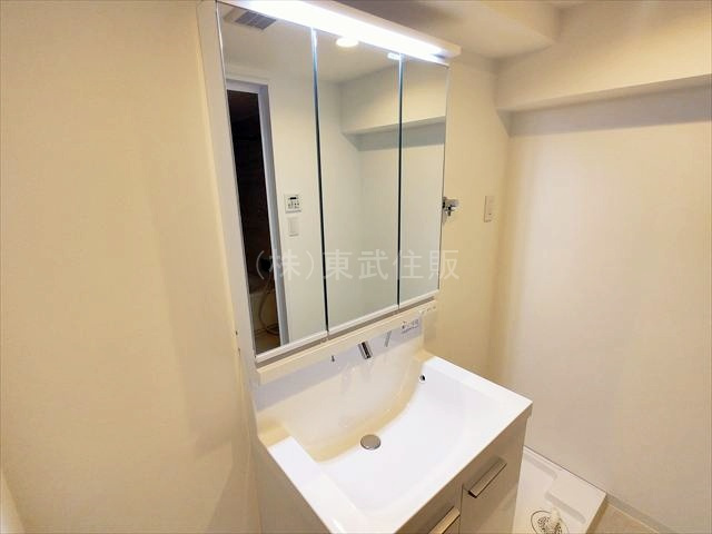 【独立洗面台】 | 新狭山パークハイツ | 朝の身支度には欠かせない独立洗面化粧台