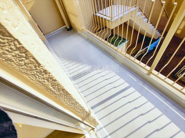 【バルコニー】 | 新狭山パークハイツ | 風通しの良いバルコニーです