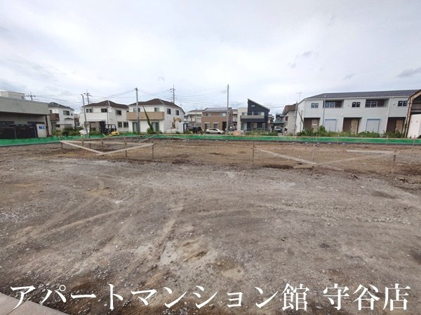 仮）つくば市高見原新築アパートの駐車場