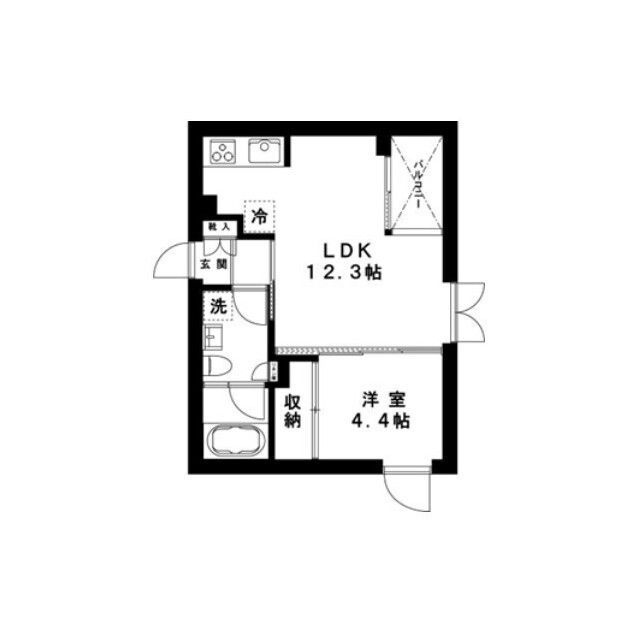 Ｃａｖｅ ｄｅ ｃａｒｒｅの間取り