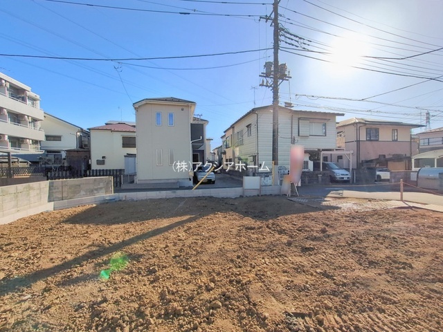 所沢市山口・全1棟　新築一戸建　～東南角地～の区画図|駐車1台可、日当たり・通風良好な東南角地です。