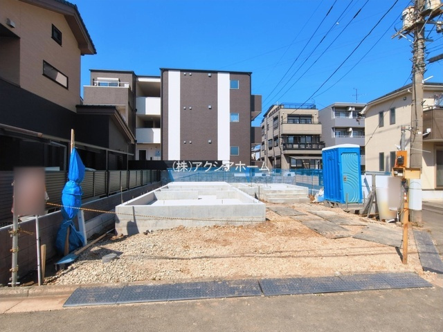 所沢市山口・全1棟　新築一戸建　～東南角地～の外観|現地写真（2026年2月19日撮影）