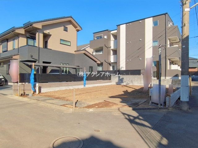 所沢市山口・全1棟　新築一戸建　～東南角地～の外観|現地写真（2026年2月19日撮影）