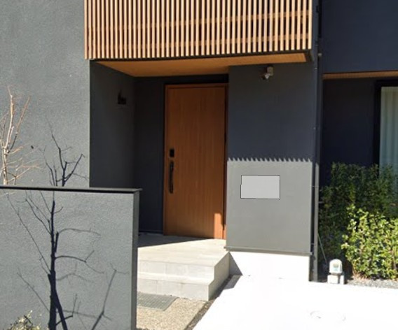 つくば市中野貸戸建のエントランス