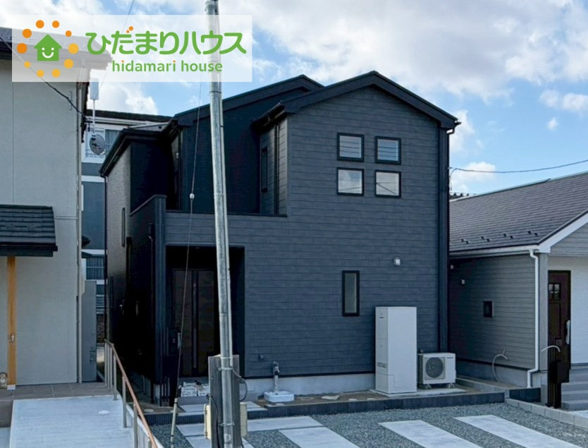 郡山市安積四丁目　新築戸建　2号棟の外観|平日・夜間もご案内可能(^^♪お気軽にお問い合わせくださいませ!(^^)!