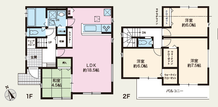 小田原市小竹　新築戸建　全2棟1号棟