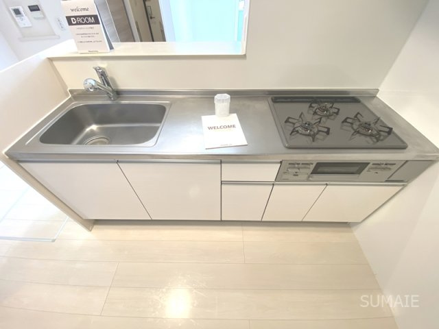 グランシャリオのキッチン|グリル付き3口ガスコンロ☆彡