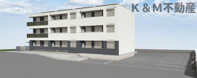 エリーナウエストのキッチン|外観パースです