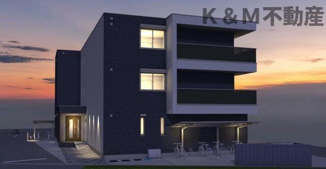 エリーナウエストの居間・リビング|外観パースです