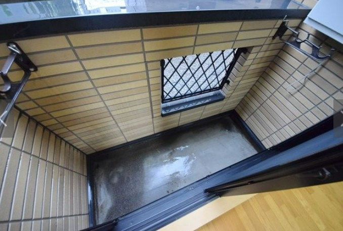 Kコーポ駒込のバルコニー