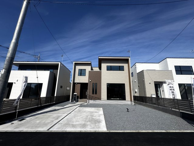 新築　前橋市西片貝町3期　B区画の駐車場|現地写真　駐車スペースは並列3台可能です！
