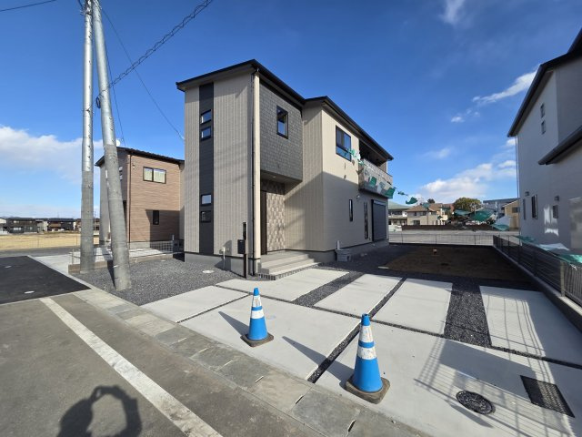新築　太田市飯塚町第6期　4号棟の外観|現地写真　外観の別アングルです！