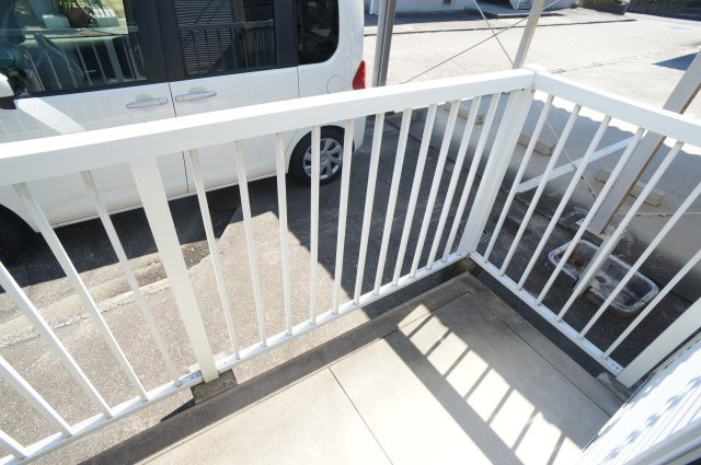 タウンコート西Ｂのバルコニー