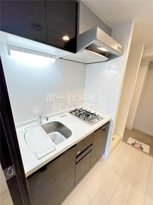 【キッチン】 | エステムコート難波WEST-SIDEⅣザ・フォース | 2口コンロキッチンです