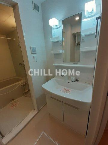 レインボーハウスの洗面所|当社、チルホームのHPもご覧ください(^^)/物件情報多数♪