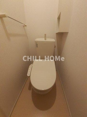 レインボーハウスのトイレ|当社、チルホームのHPもご覧ください(^^)/物件情報多数♪