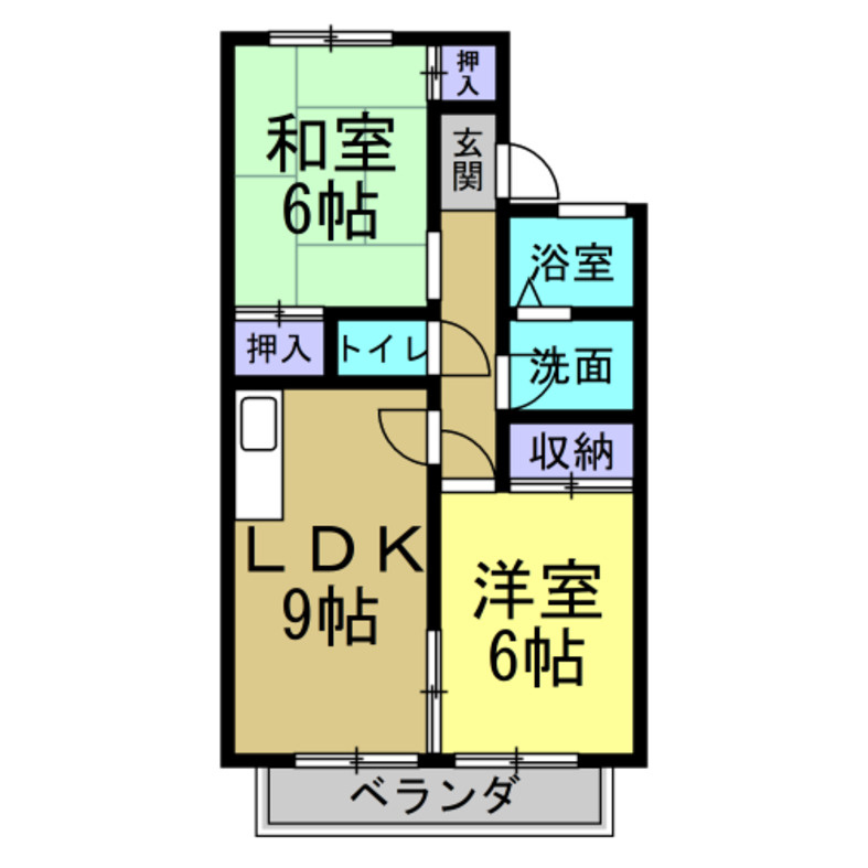 アルジャンKⅡの間取り