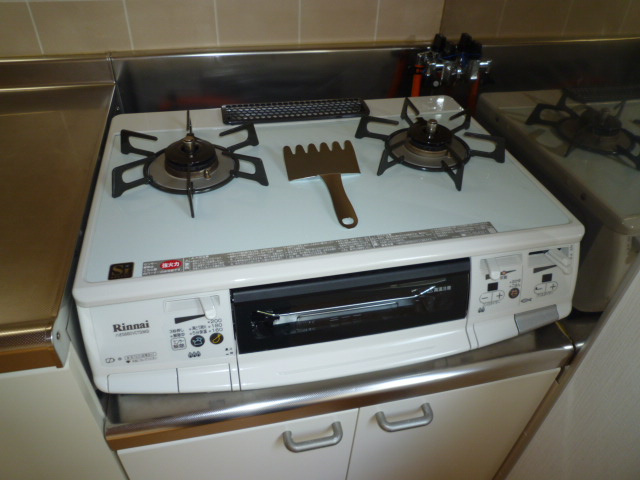 フレグランス安江のキッチン|2口ガスコンロ