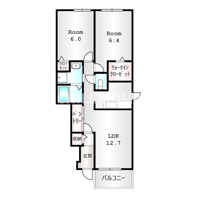 Ｃａｓａ・すみれの間取り|当社、チルホームのHPもご覧ください(^^)/物件情報多数♪