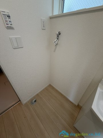 秦野市羽根第1　新築戸建　全3棟2号棟のランドリースペース