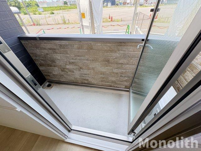 ヒカルサ岸和田畑町のバルコニー