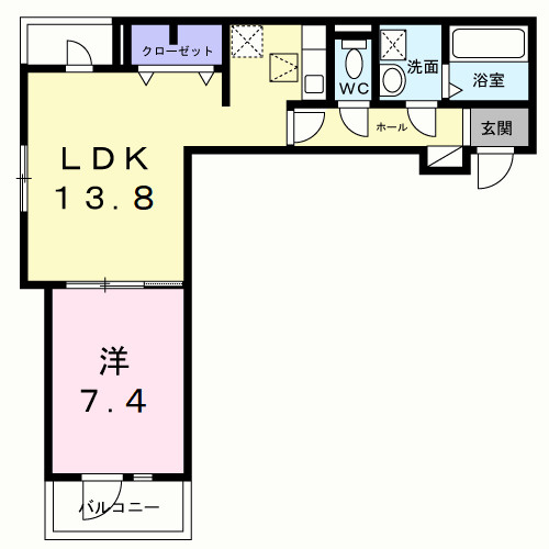 ヒカルサ岸和田畑町の間取り