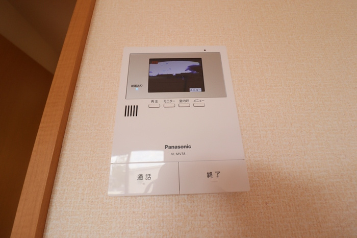 シャルマンの設備|カラーモニター付インターホン（録画機能付）