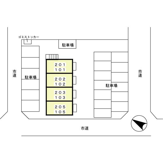 シャルマンの区画図