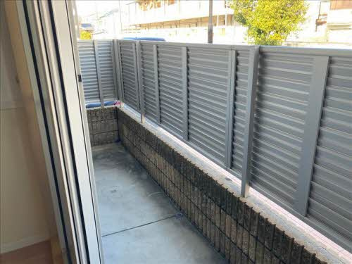 シャーメゾンリーフⅠのバルコニー