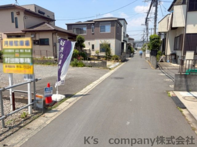 ■高座郡寒川町一之宮4丁目　売地　区画2の前面道路含む現地写真|前面道路の様子です◇
