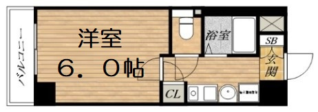 【間取り】 | エステムコート心斎橋アルテール