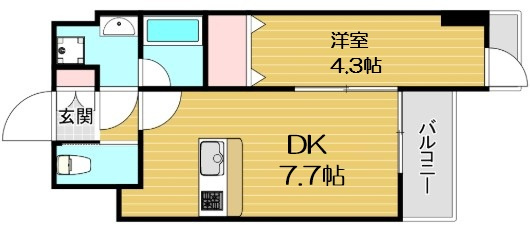【間取り】 | プレジオ難波ASIAN