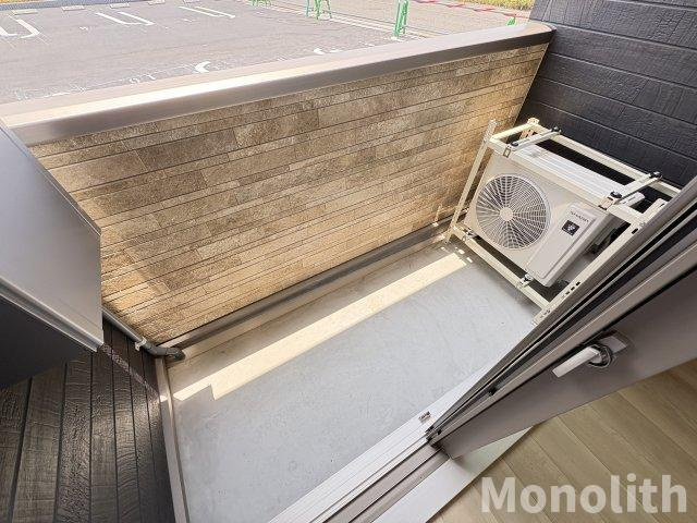 ヒカルサ岸和田畑町のバルコニー