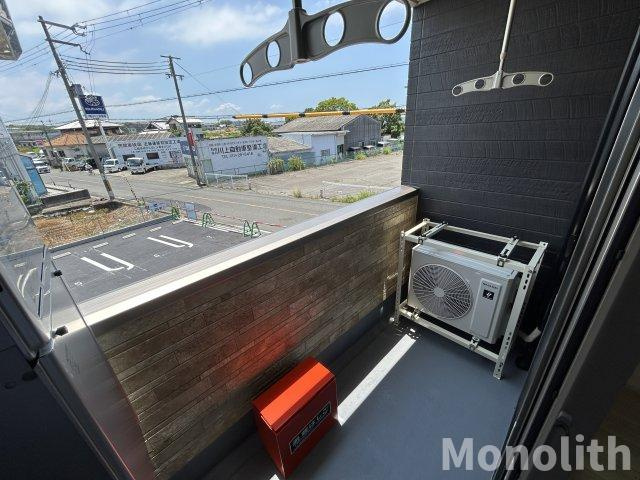 ヒカルサ岸和田畑町のバルコニー