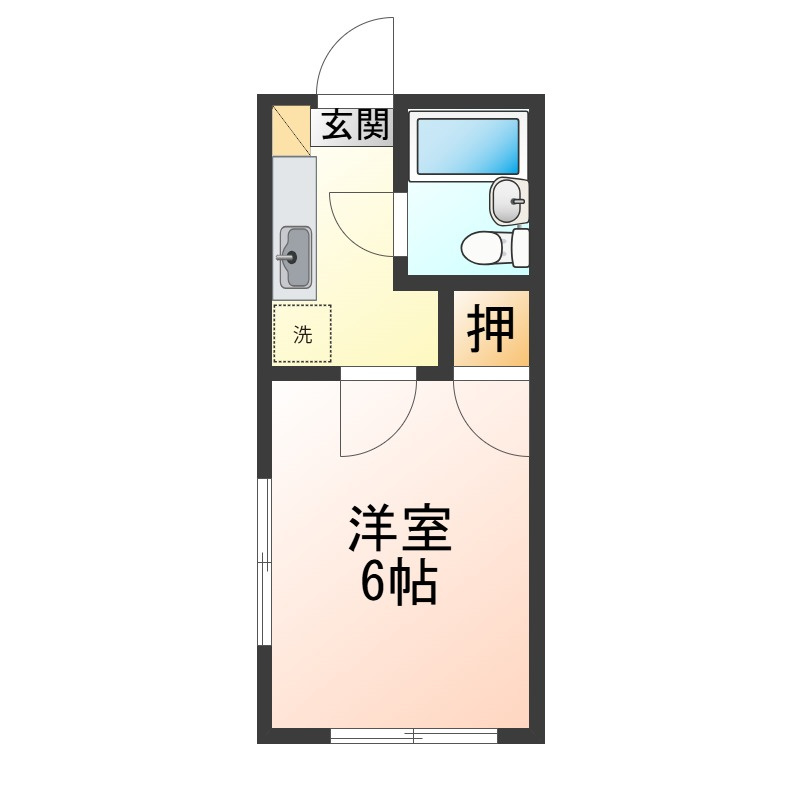 レディースクラウンの間取り
