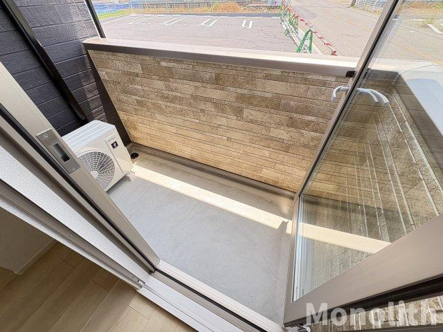 ヒカルサ岸和田畑町のバルコニー