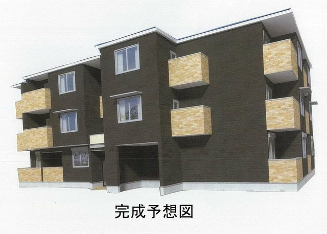ヒカルサ岸和田畑町の外観パース