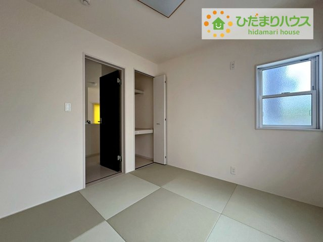 日立市川尻町３丁目　中古戸建の和室|琉球風畳でお洒落な和室(^^)/