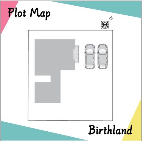 中古戸建　福島市南向台1丁目　南向台小・渡利中の区画図