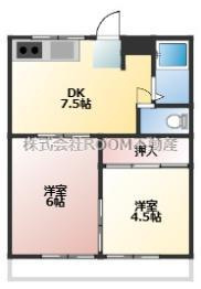 コーポ広原の間取り