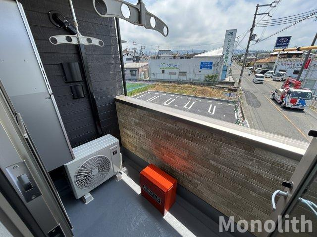 ヒカルサ岸和田畑町のバルコニー