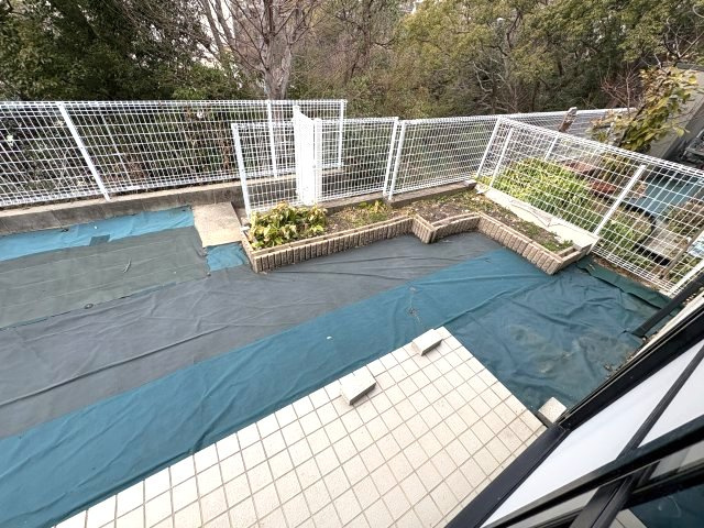 ヒルサイド御影のバルコニー