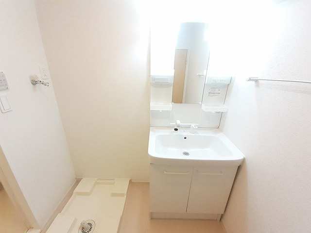 パレ・ロザージュⅡの独立洗面台|洗面所